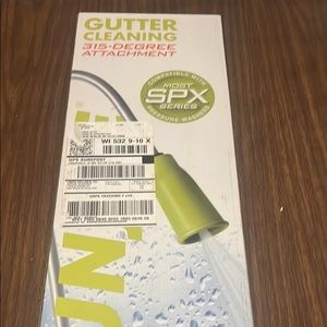 Gutter cleaner with 360 attachment
